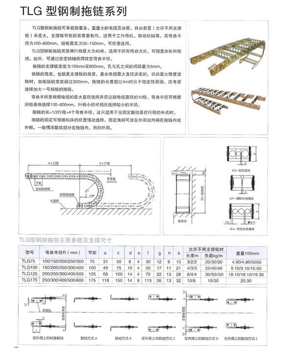 TL桥式钢制拖链|钢制拖链系列-沧州冠霆机床附件有限公司